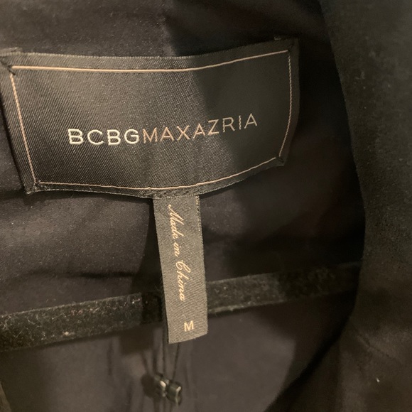 NWT BCBG black suede jackets. Looks great w jeans or dressed up! - Picture 4 of 4